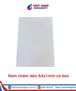 Nam châm dẻo A4x1mm có keo