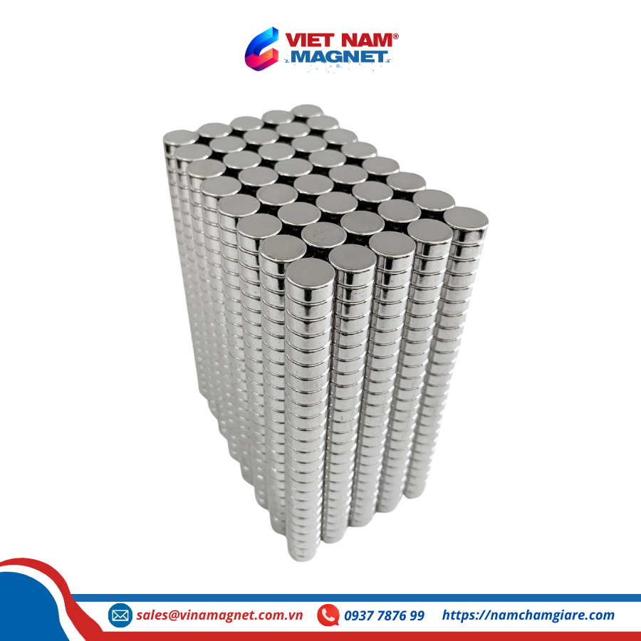 Nam châm đất hiếm D10x5mm