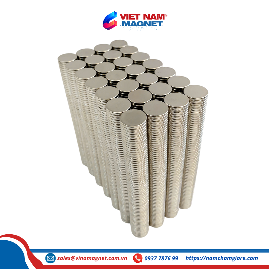 Nam châm đất hiếm D12x1.5mm