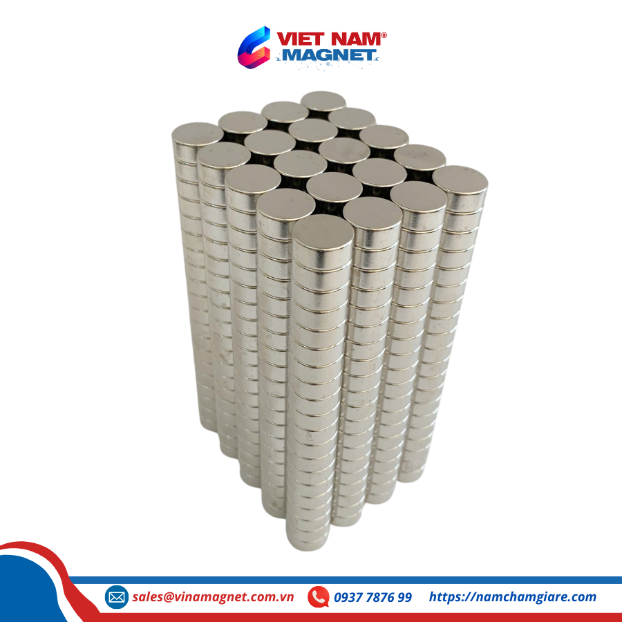 Nam châm đất hiếm D12x5mm